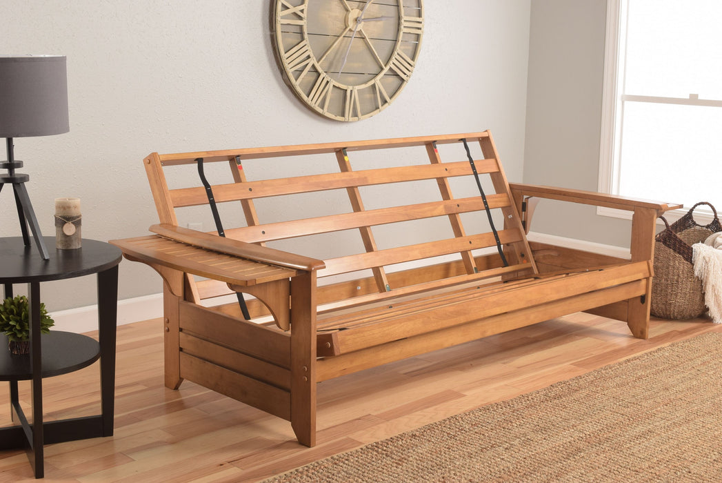 KD Phoenix Frame Butternut with futon mattress