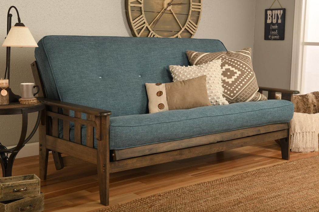 Tucson Futon Frame RusticWalnutFinish
