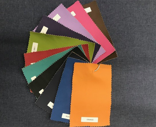 Swatch with bean fabric colours