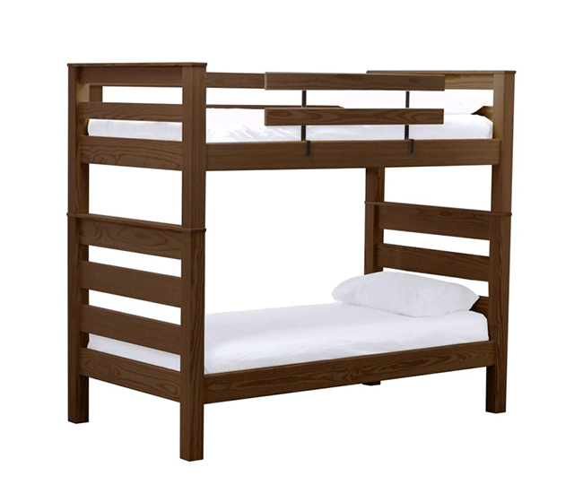 Timberframe Bunk Bed in Brindle Brown finish