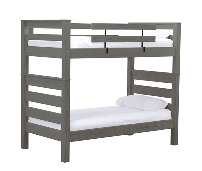 Timberframe Bunk Bed with Graphite -  deep grey finish