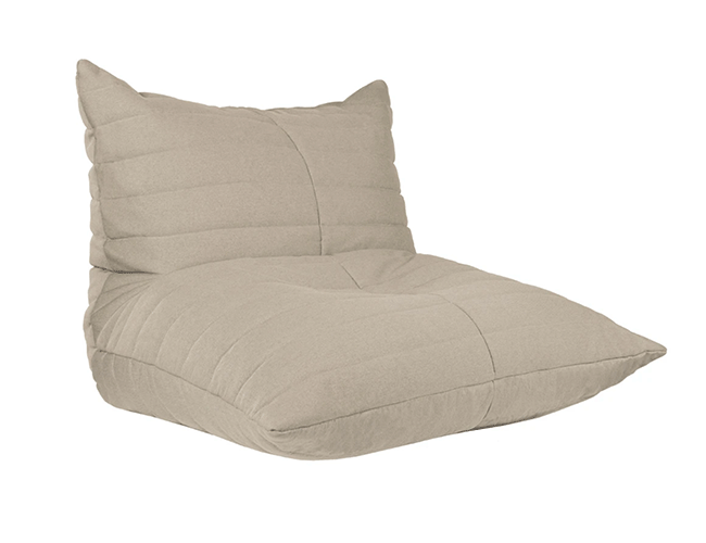Noush Beanbag Chair in cream