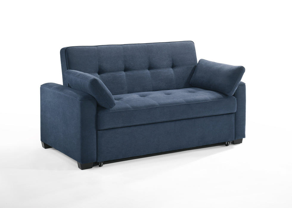 Manhattan Convertible Sofa - Queen Size - Navy