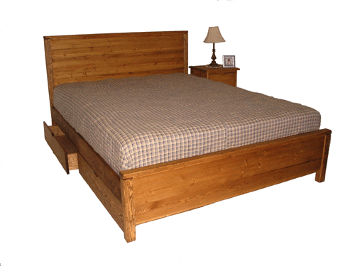 Seoul Bed Frame with drawers under bed