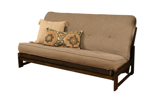 Aspen futon frame double size reclaimed mocha