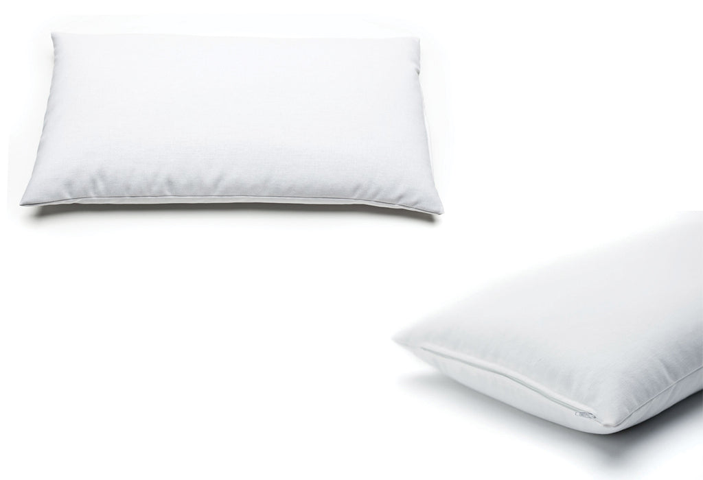 2 different size buckwheat pillows