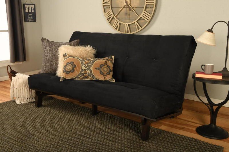 black futon and frame 