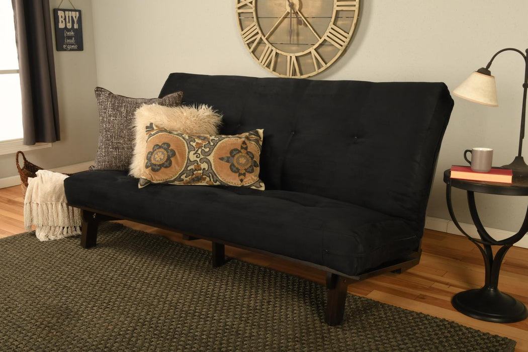 black futon and frame 
