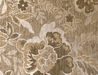 Brown floral patterned fabric