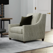 Image of occasional chair covered with Quartz fabric