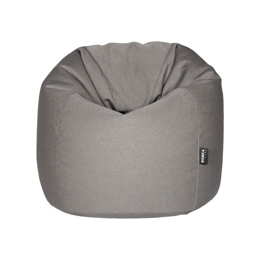 Grey tear drop bean bag