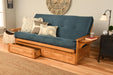 Paloma futon frame with storage dawers