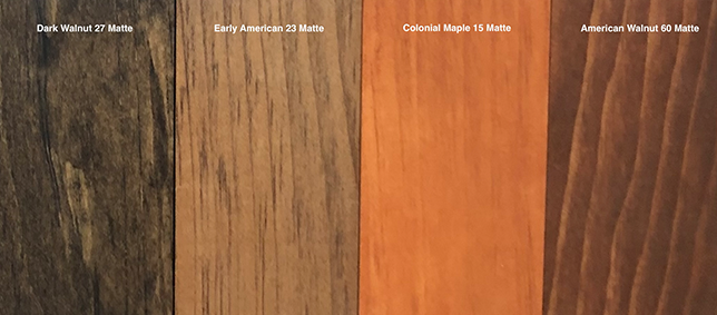 Collage of wood stains 1 