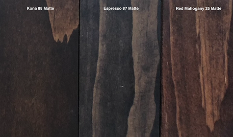 Collage of wood stains 3