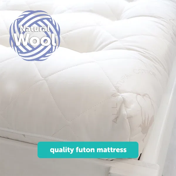 woll cover on futon mattress