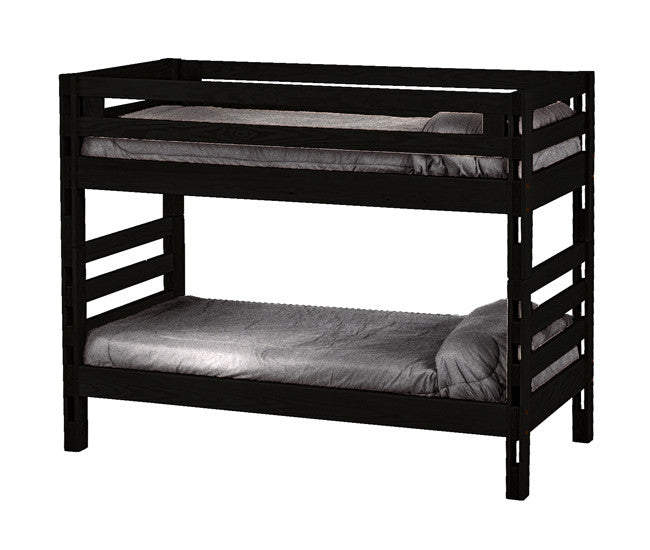 Ladderless Bunk Ladder End Bunk Bed — East West Futons