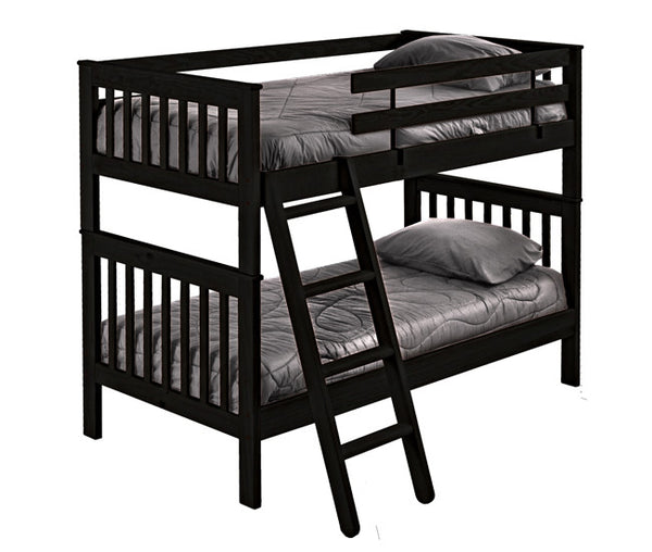 Mission Style Bunk Bed by Crate Design - Espresso