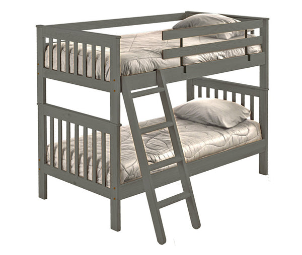 Mission Style Bunk Bed by Crate Design - Graphite