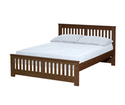 Shaker Bed Frame in Brindle Finish