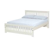 Shaker Bed Frame in Cloud Finish
