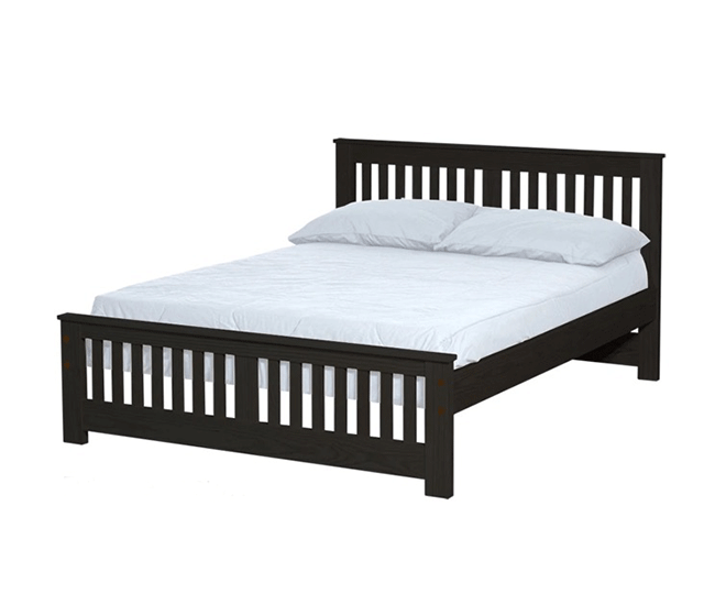 Shaker Bed Frame in Espresso Finish