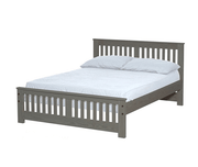 Shaker Bed Frame in Graphite  Finish