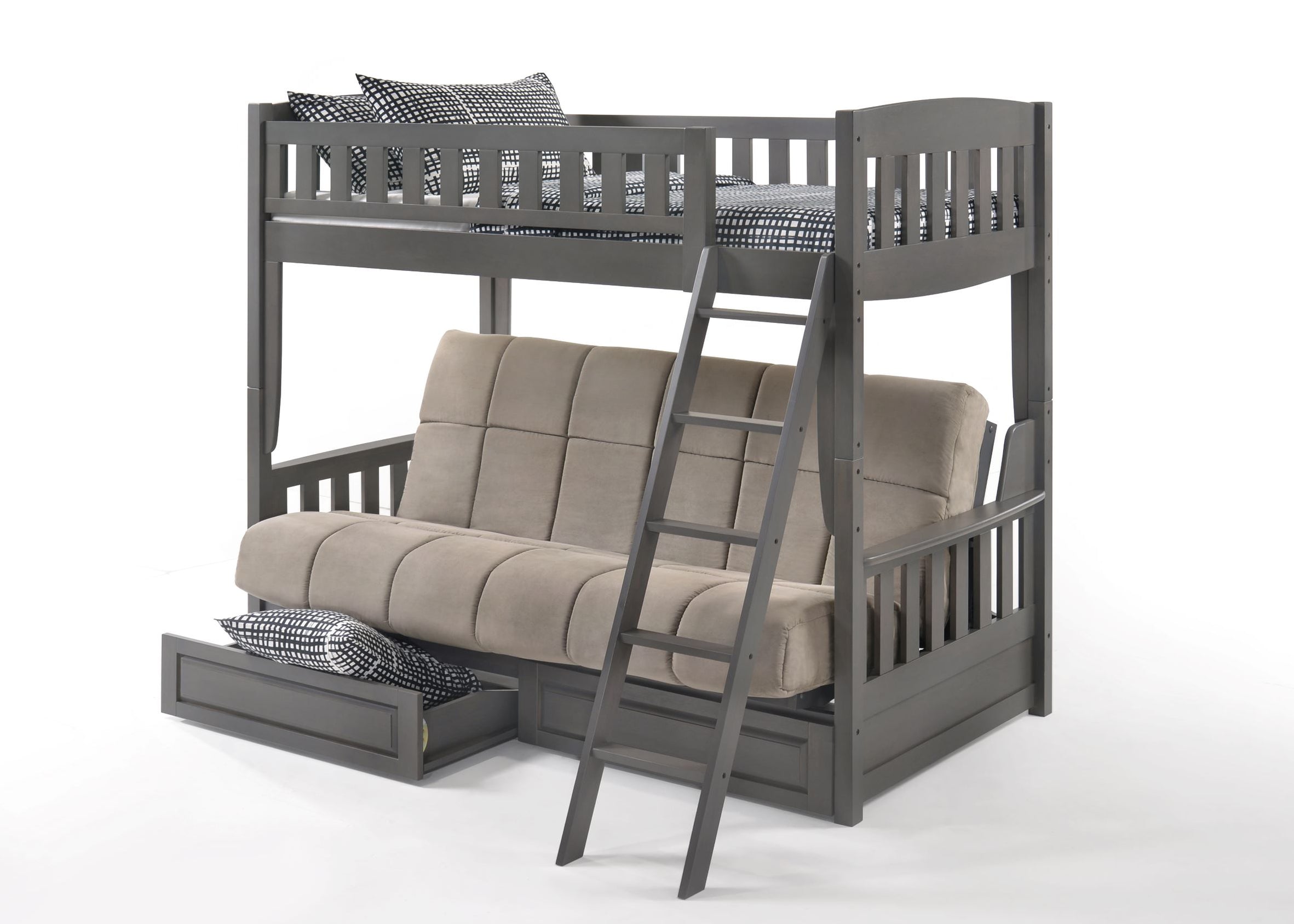 Shop Cinnamon Futon Bunk Bed online in Canada East West Futons