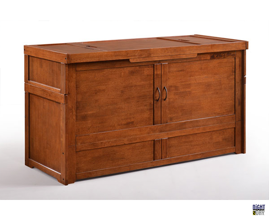 Murphy Cabinet Bed in closed position - Cherry