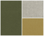 Collage of fabrics in the Pace Futon Cover Collection