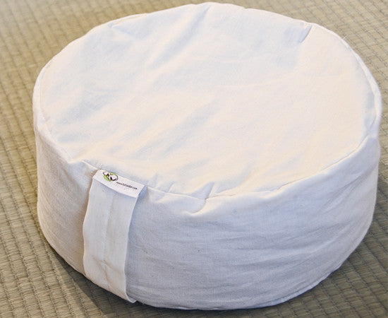 Round Cotton covered meditation cushion
