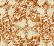 Apricot and cream patterned fabric
