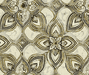Brown and cream patterned fabric