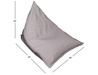 Nota Bean Bag Chair with dimensions