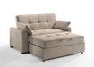 Manhattan Convertible Sofa - Double size - Latte