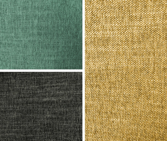Collage  image of fabrics for Remy Futon Cover Collection