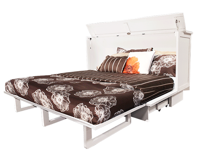 Madrid Sleep Chest Cabinet Bed in bed position 2