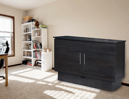 Manhattan Sleep Chest - cabinet bed in home office setting
