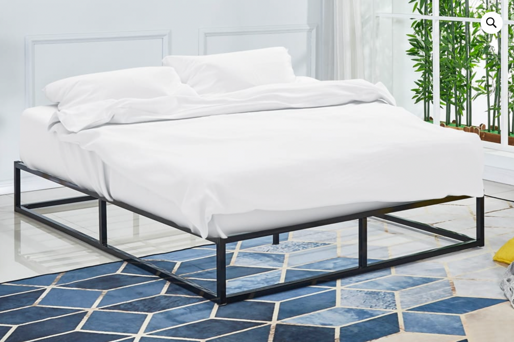 Metal Platform bed with mattress