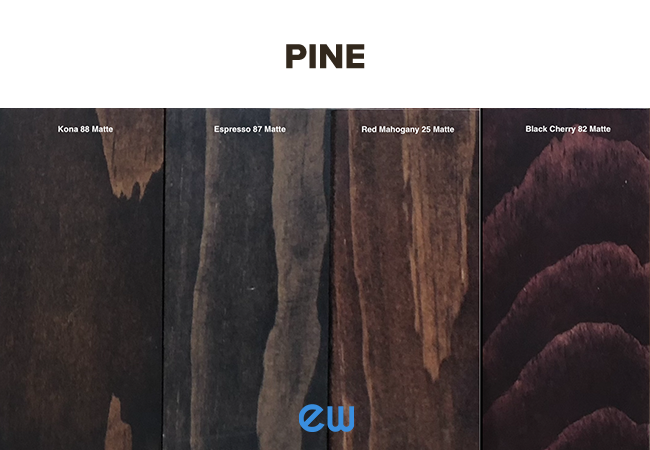 Collage of wood stains 3
